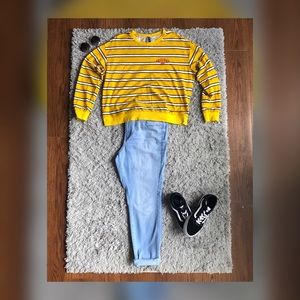 Yellow Striped Long Sleeve